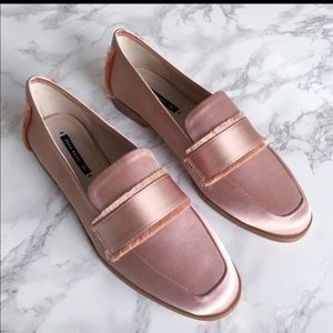 Pink Zara loafers